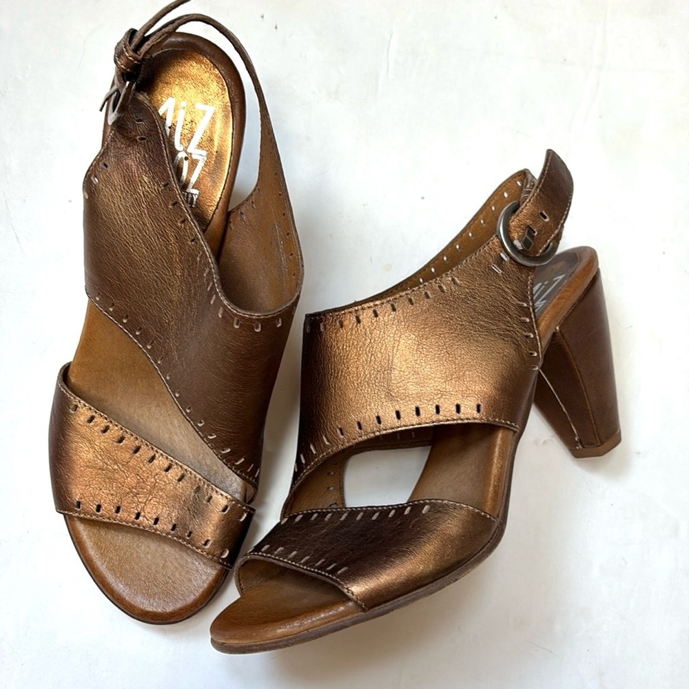 Miz Mooz Pasco Leather Heeled Sandals
